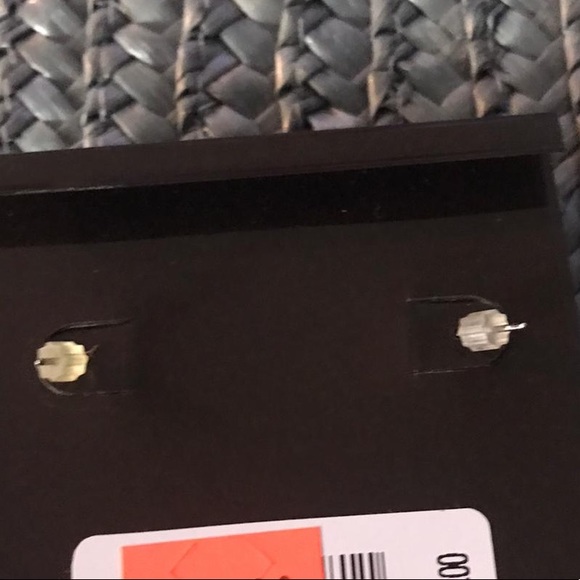 2/$30 Design Lab lord Taylor earrings Silver chrom - Picture 2 of 2